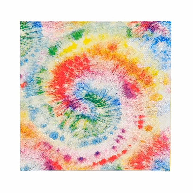 Tie Dye Rainbow Dinner Napkins