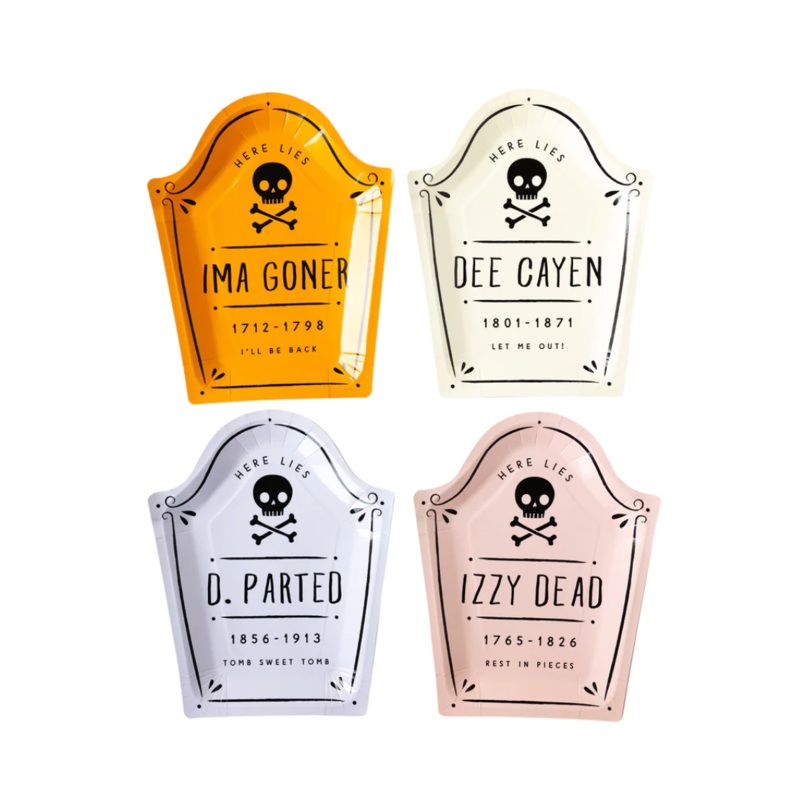 Tombstone Plate Set