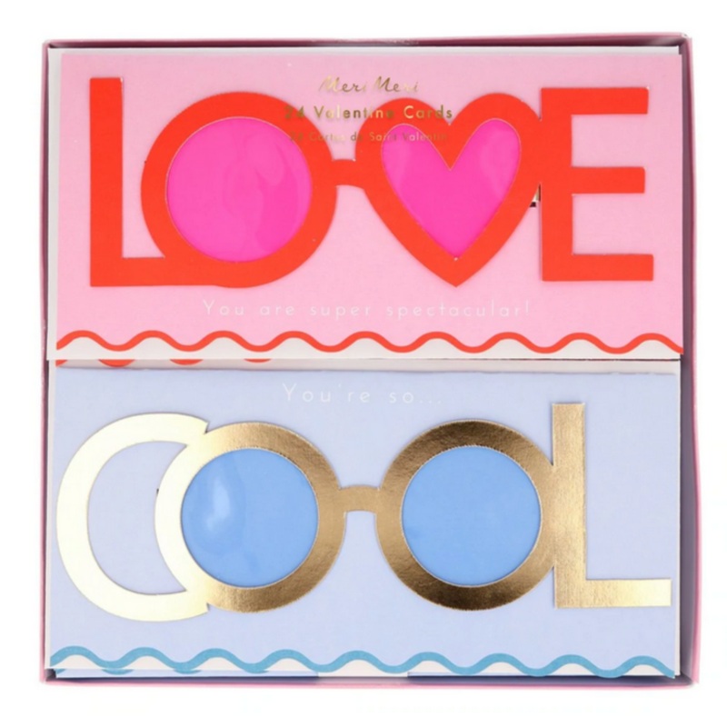 Valentine Glasses Cards