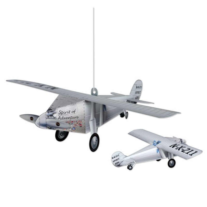 3D Airplane Centerpiece