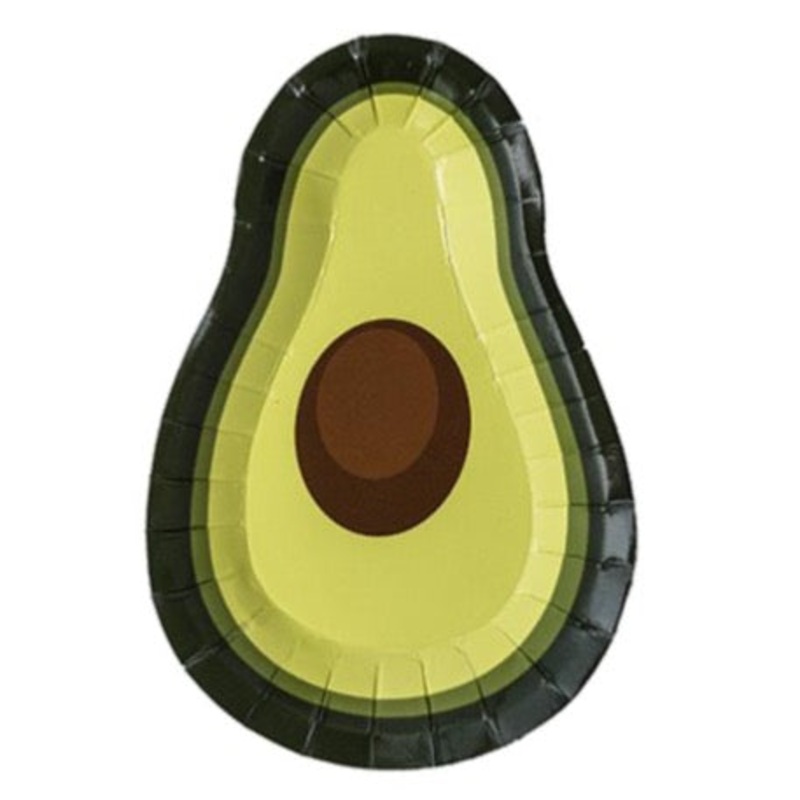 Avocado Sauce Paper Plates