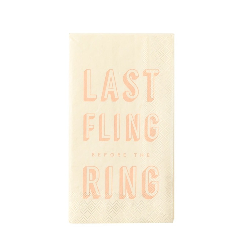 Last Fling Paper Guest Towels