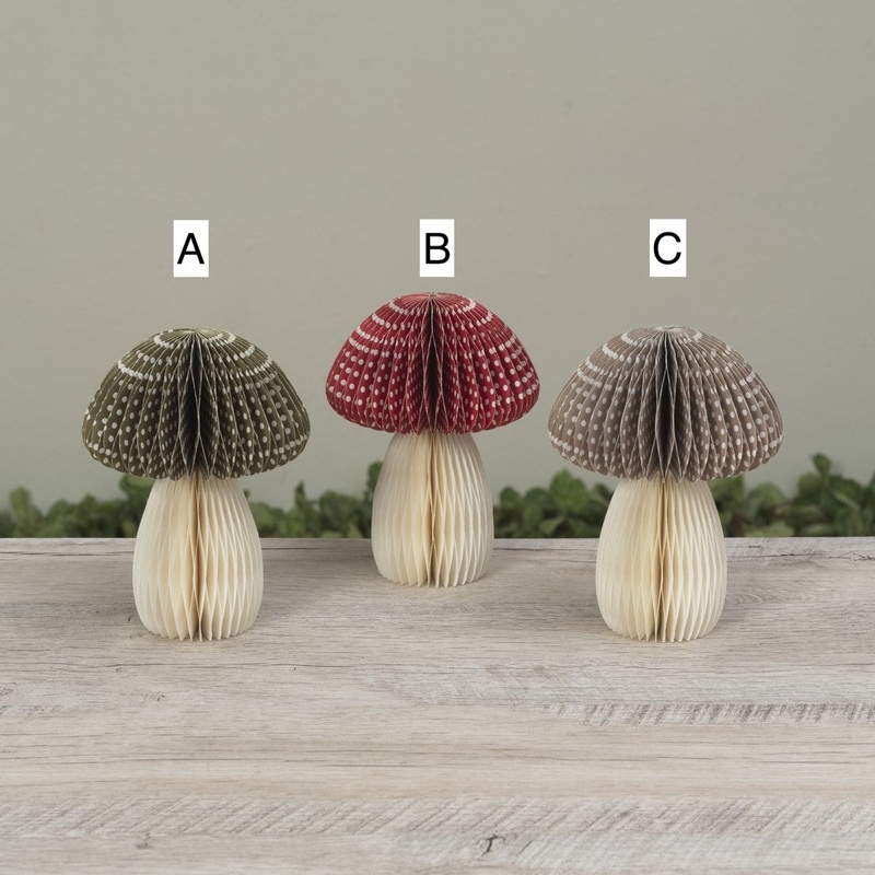 Medium Paper Honeycomb Mushroom
