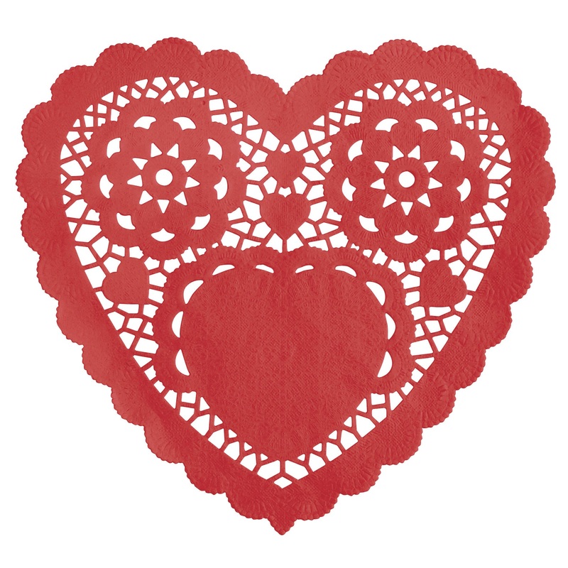 Red Heart Doilies