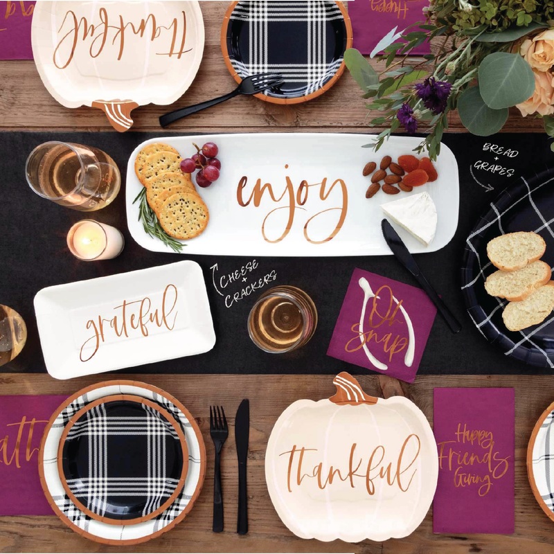 Thanksgiving Chalkboard Table Runner