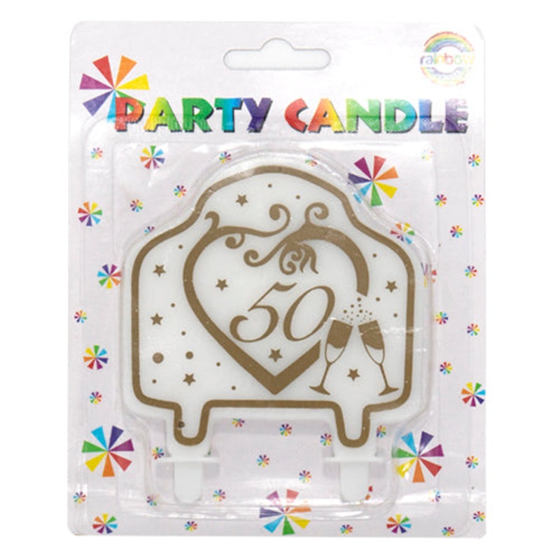 50th [Golden Jubilee] Milestone Celebrations Candle