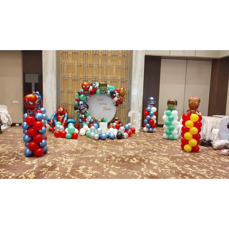 Avengers Themed Decor For 3rd Birthday [ BD56 ]