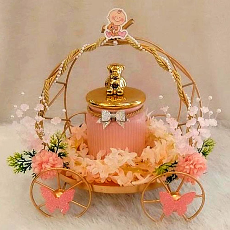 Baby Arrival Cute Baby Carriage Hamper [Available for both Boy and Girl]
