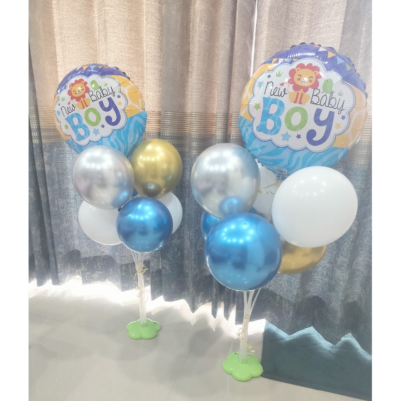 Baby Boy Balloon Stand [ BB06 ] - 1 Pcs