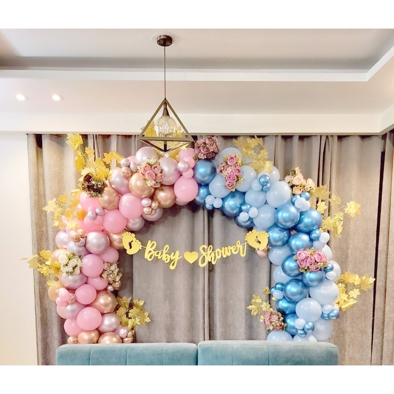 Baby Shower Decor in Half Pink and Half Blue [ BS10 ]