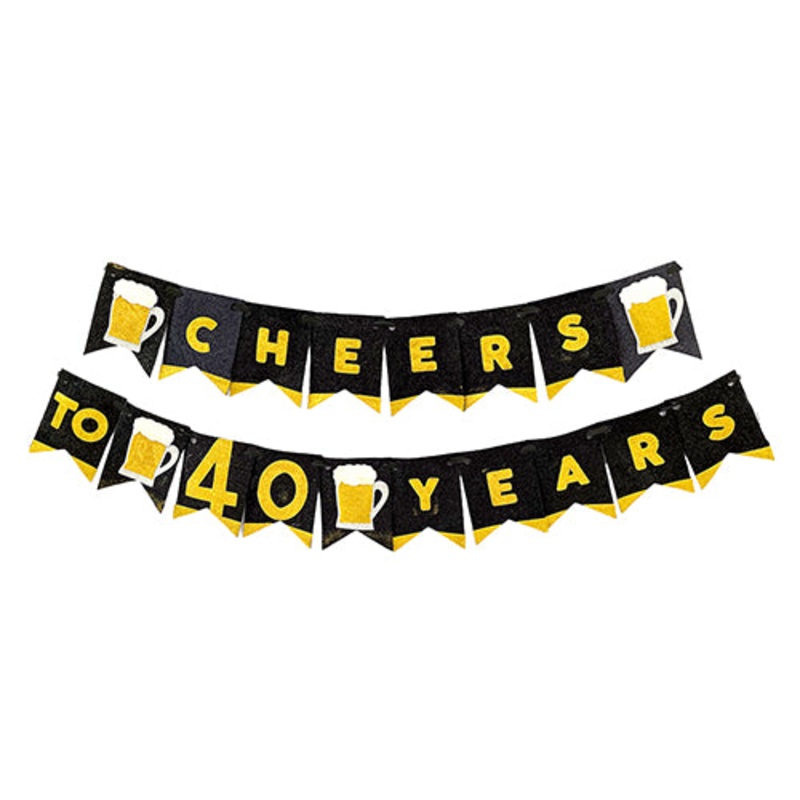 Cheers Wall Banner (with customizable Milestone Year)