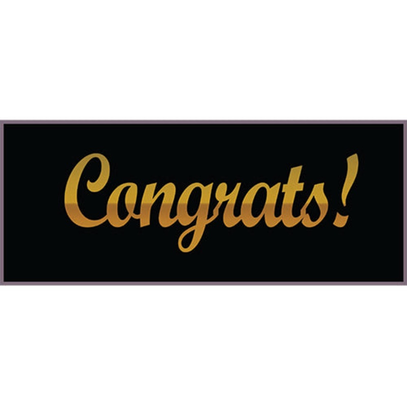 Congrats Photo Booth Placard [PBP363]