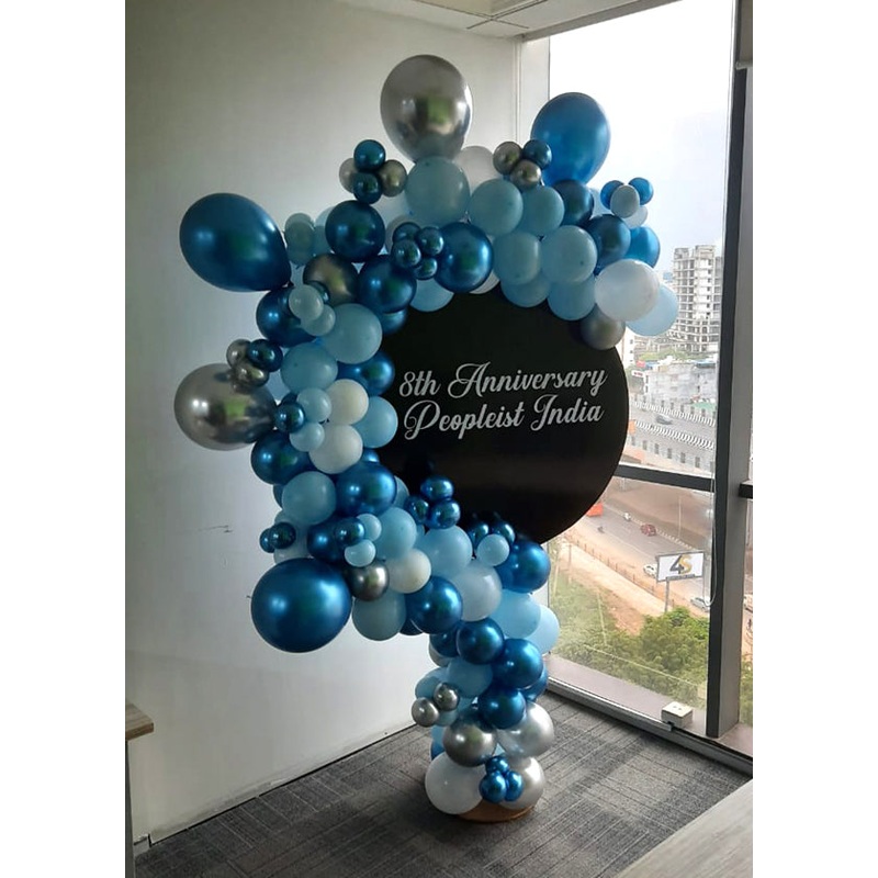 Corporate Anniversary Half-Arch Decor
