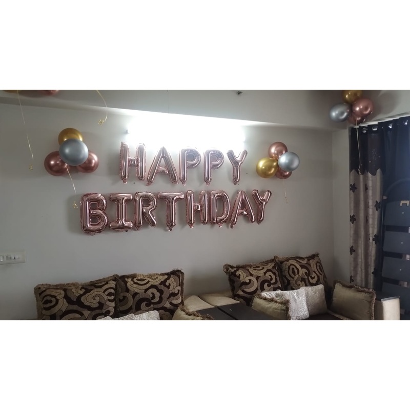 Crome Balloon Birthday Decor [ BD113 ]