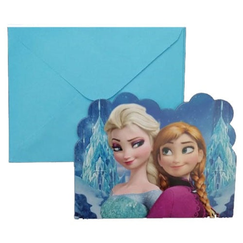 Frozen Theme Invitation Cards [10 Nos]