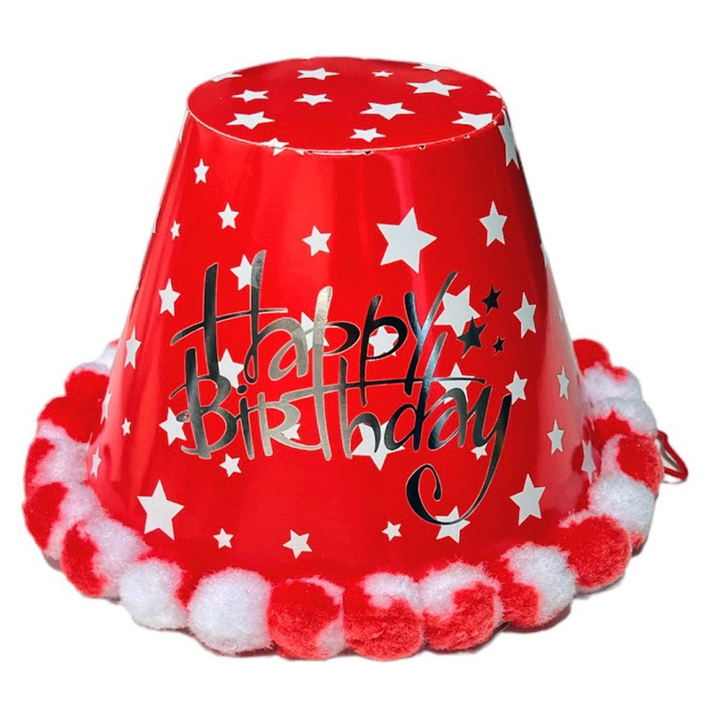 Happy Birthday Bucket Party Hat