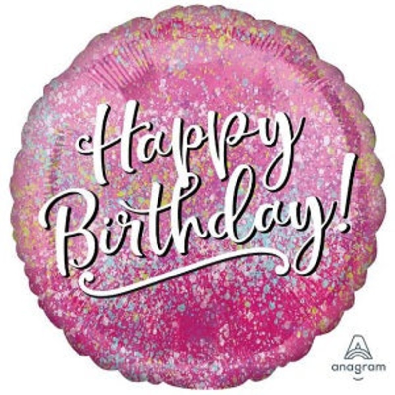 Happy Birthday Pink Fabulous Foil Balloon