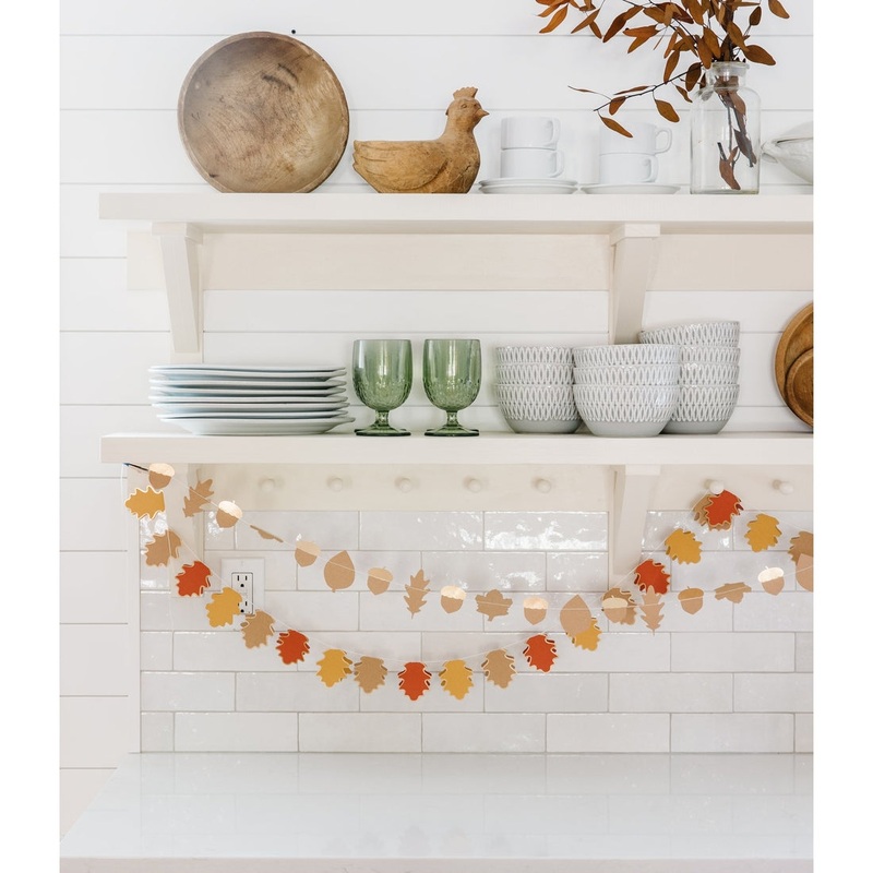 Harvest Thanksgiving Mini Leaves Banner Set