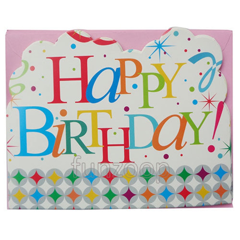 Invitation Cards & Envelopes - Happy Birthday [10 Nos]