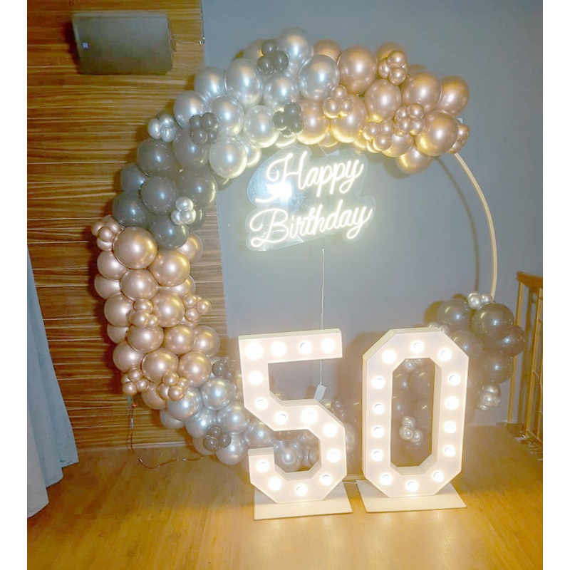 Milestone Number Birthday Centerpiece [ BC09 ]