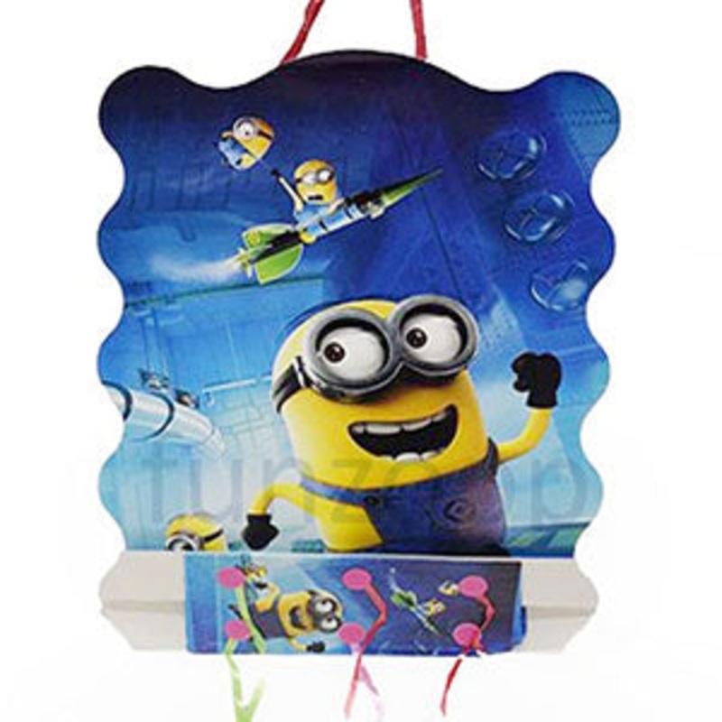 Minions Pull String Pinata /Khoi Bag