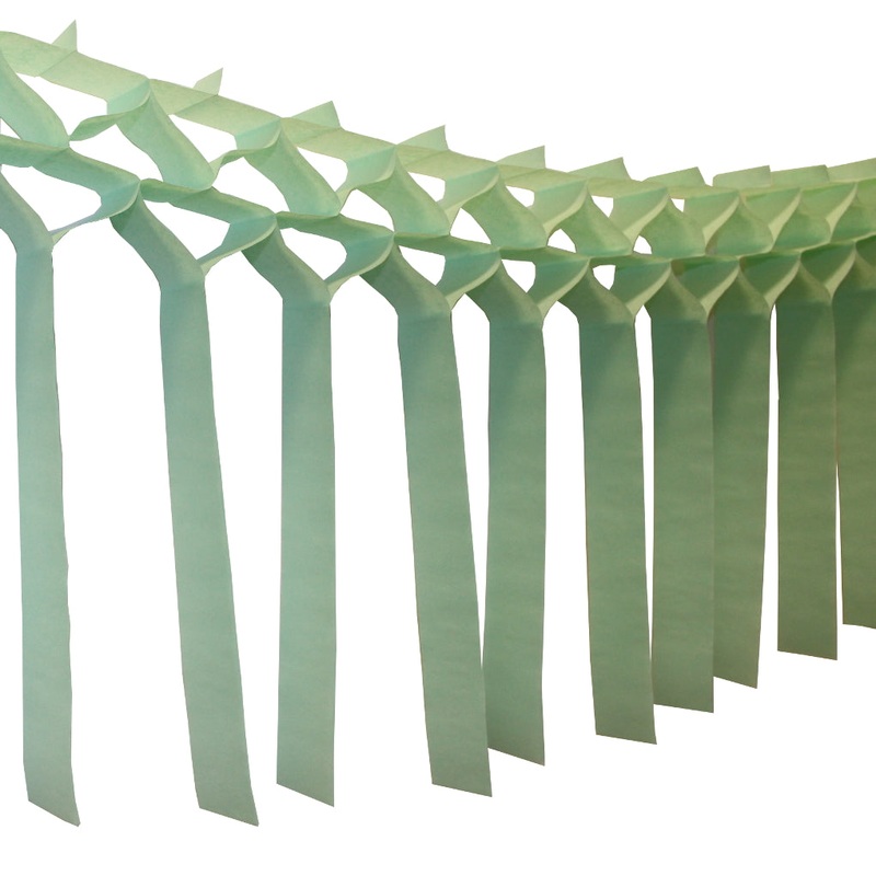 Mint Green Streamer Garland