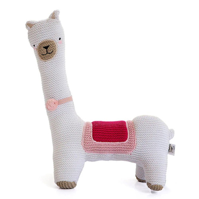 Ms. Long Neck (White & Stone) stuffed soft toy by Pluchi