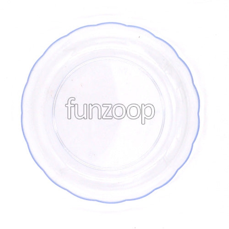 Round Acrylic Plate for Snacks/Dessert [10 Pcs]