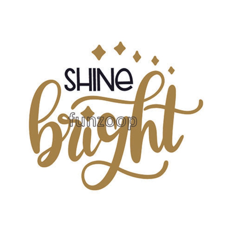 Shine Bright Photo Booth Placard [PBP348]