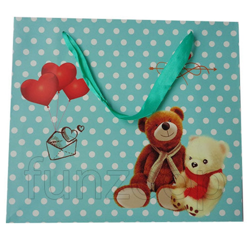 Teddy Bear Printed Paper Gift Bag (Medium)