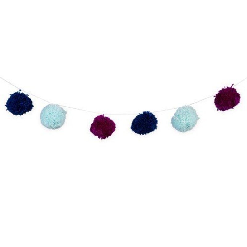 Yarn Pom Pom Garland