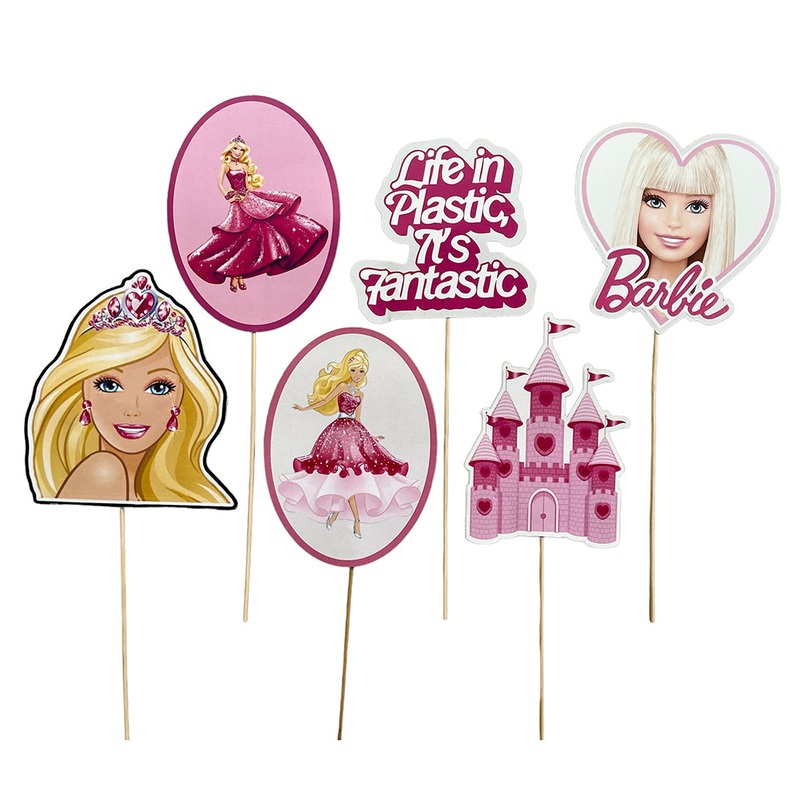 Barbie Party Stick Props