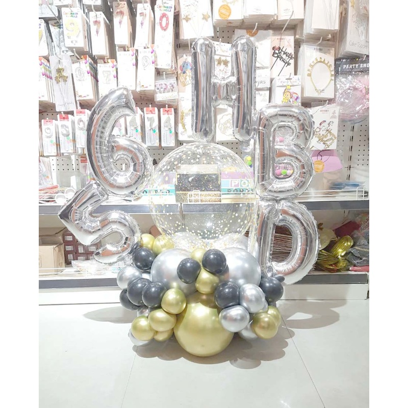 Birthday Centerpiece with Year [ CC12 ]