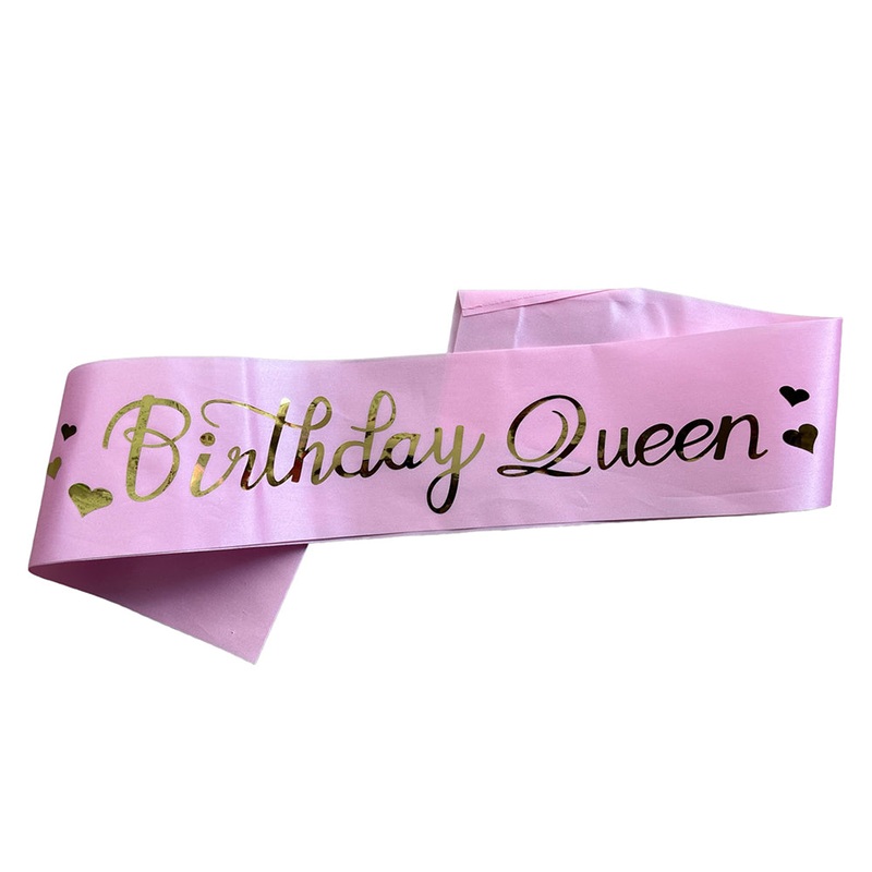 Birthday Queen Party Sash
