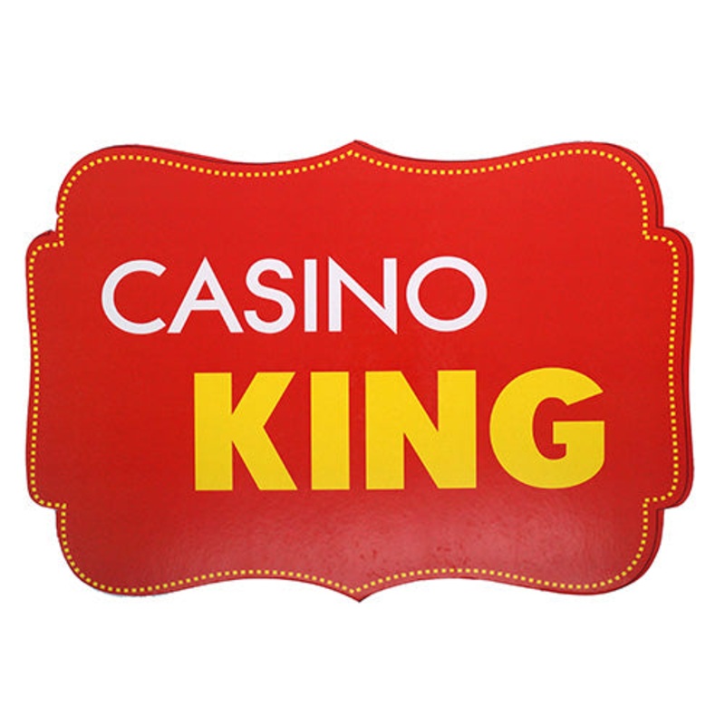 Casino KING Photo Booth Placard [PBP039]