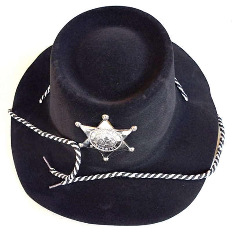 Cowboy Hat with Badge