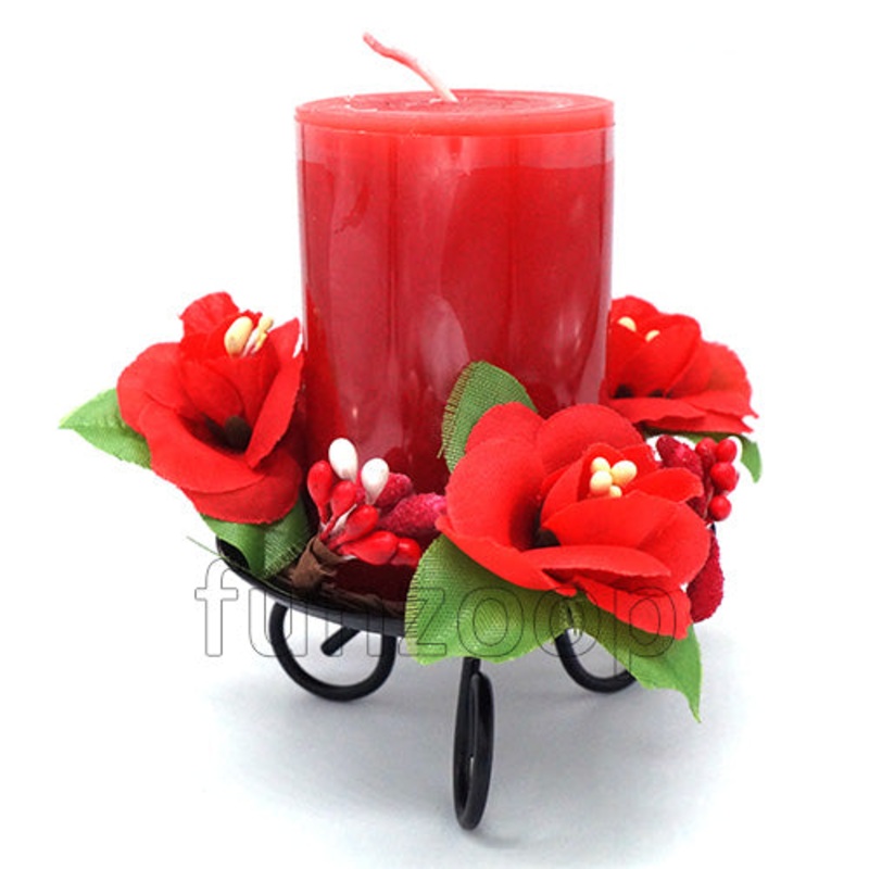 Decorative Candles Set with Stand