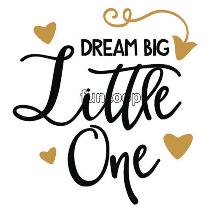 DREAM BIG Little One Photo Booth Placard [PBP350]