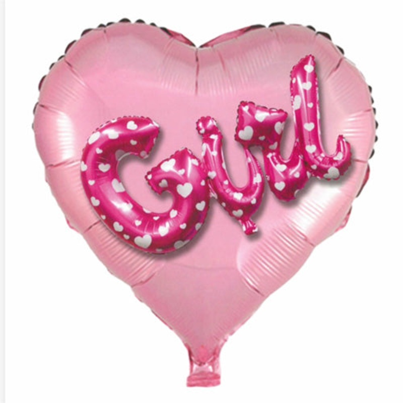 Girl Heart Multi-Balloon Supershape Foil Balloon [Helium Inflated]