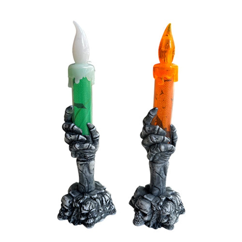 Halloween Skeleton Ghost Hand Candle Holder Party Decoration