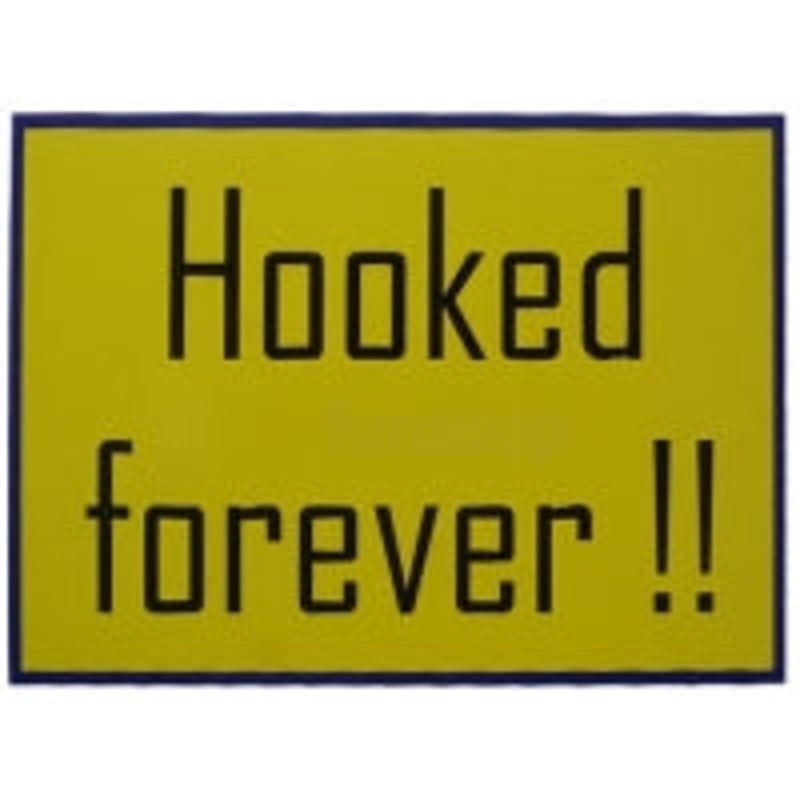 Hooked Forever!! Photo Booth Placard [PBP339]