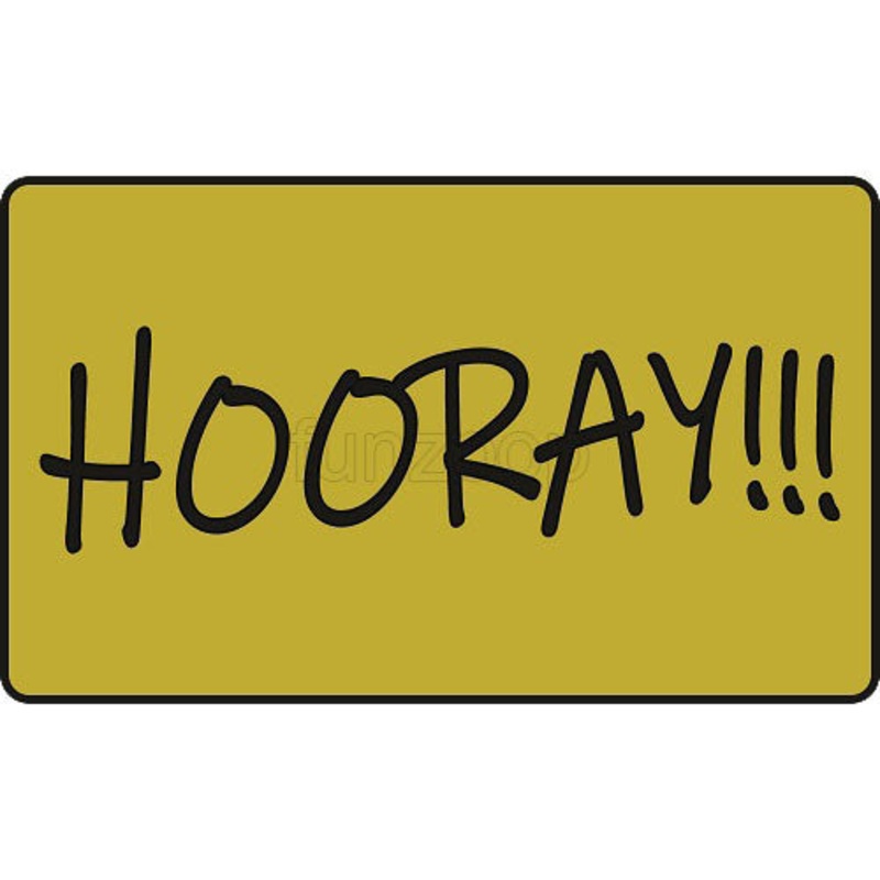 HOORAY!!! Photo Booth Placard [PBP338]
