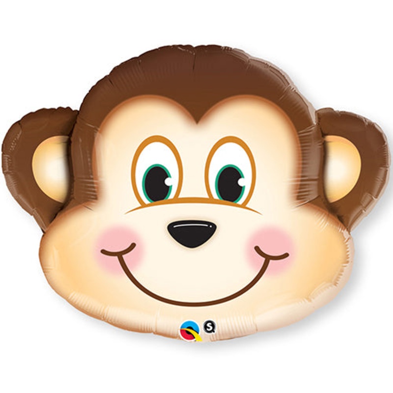 Mischievous Monkey Large Foil Balloon [Helium Inflated]