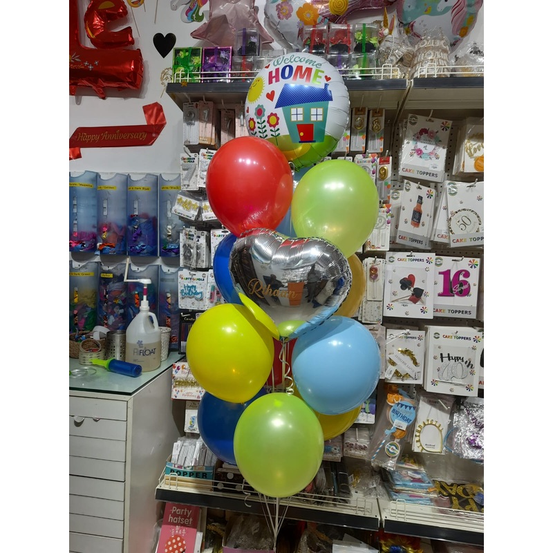 Welcome Home Balloon Bunch [ BB12 ]