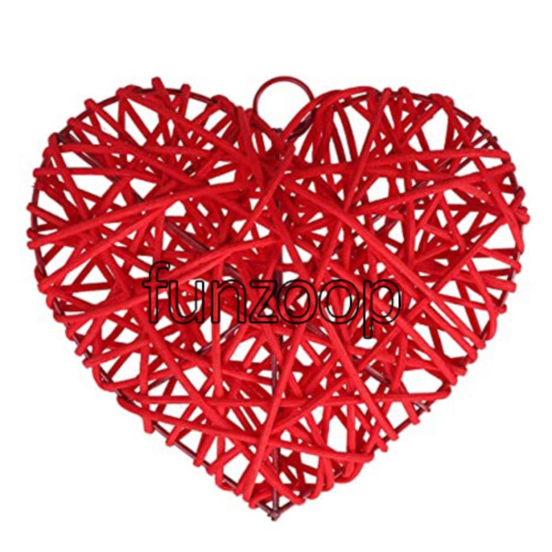 Wicker Heart - Available in Red and Pink colors