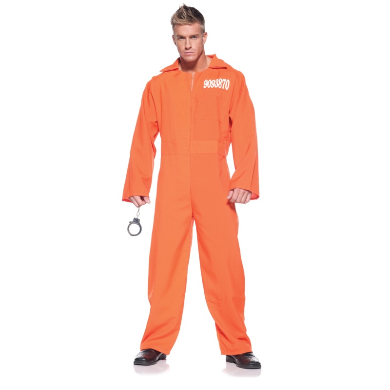 Orange Prison Jumpsuit | Adult