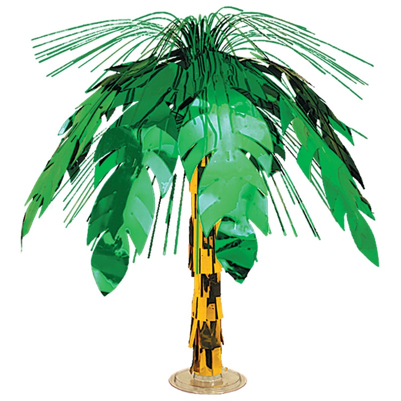 Palm Tree Cascade Centerpiece | Luau