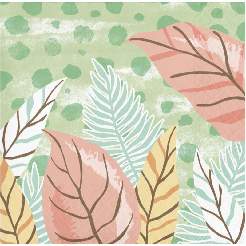 Safari Baby Beverage Napkin 16ct