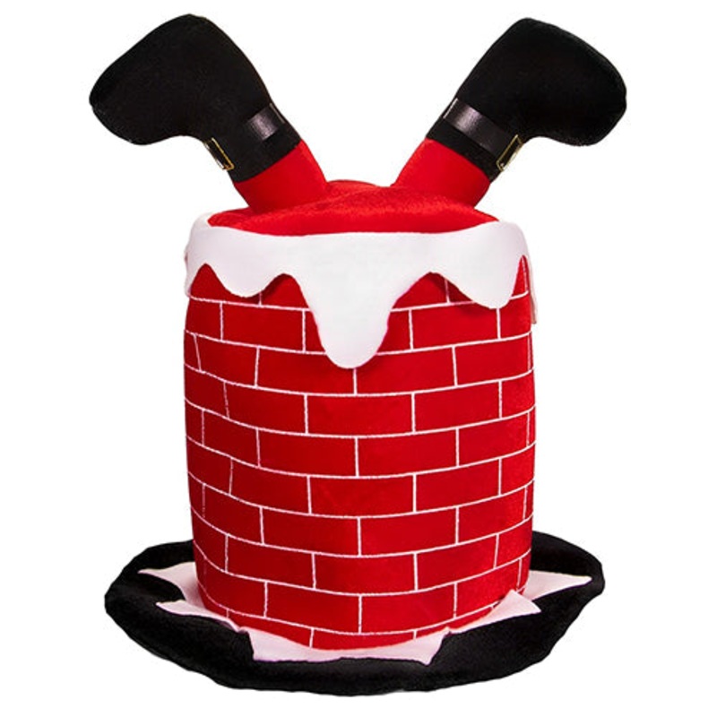 Santa in a Chimney Hat