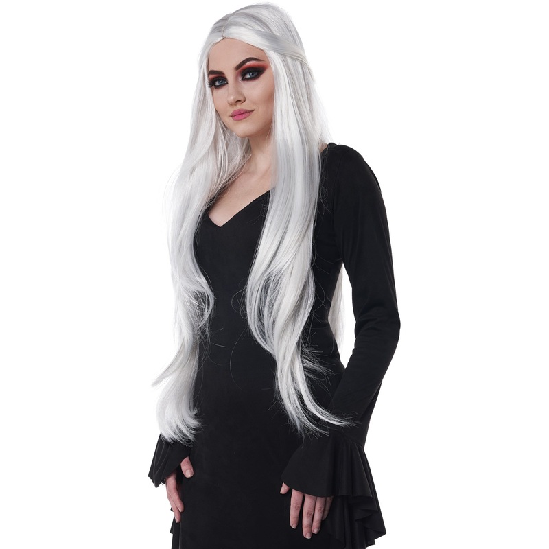 XL White Cosplay Wig